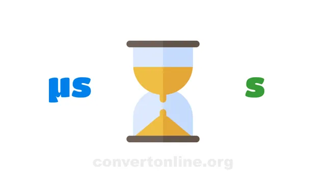 Microseconds to Seconds Converter | µs to s
