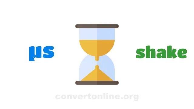 Microseconds to Shakes Converter | µs to shake