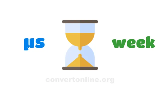 Microseconds to Weeks Converter | µs to week