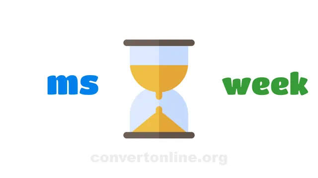 Milliseconds to Weeks Converter | ms to week