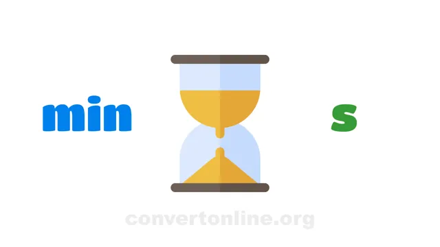 Convert minutes in seconds best sale