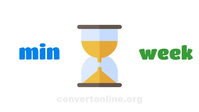 Minutes to Weeks Converter | min to week