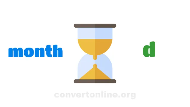 Months to Days Converter | month to d