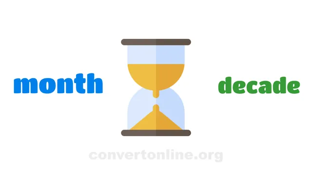 Months to Decades Converter | month to decade