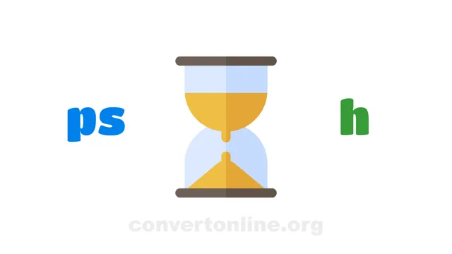 Picoseconds to Hours Converter | ps to h