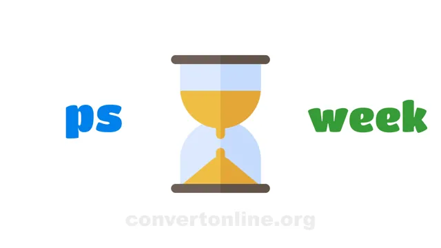 Picoseconds to Weeks Converter | ps to week