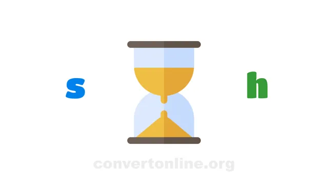 Seconds to Hours Converter | s to h