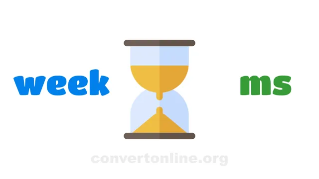 Weeks to Milliseconds Converter | week to ms