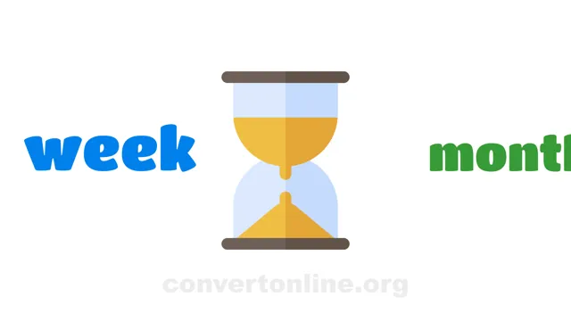 Weeks to Months Converter | week to month