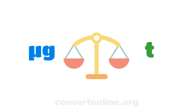 Micrograms to Metric Tons Converter | µg to t