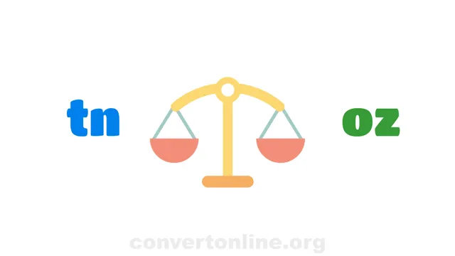 Short Ton to Ounces Converter | tn to oz