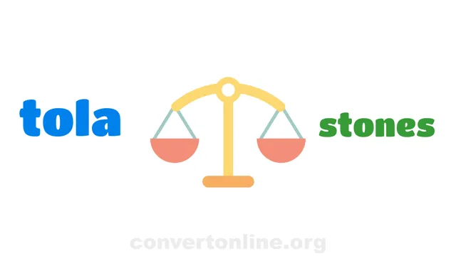 Tola to Stones Converter | tola to stones