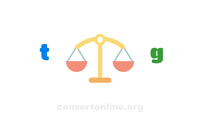 Metric Tons to Grams Converter | t to g