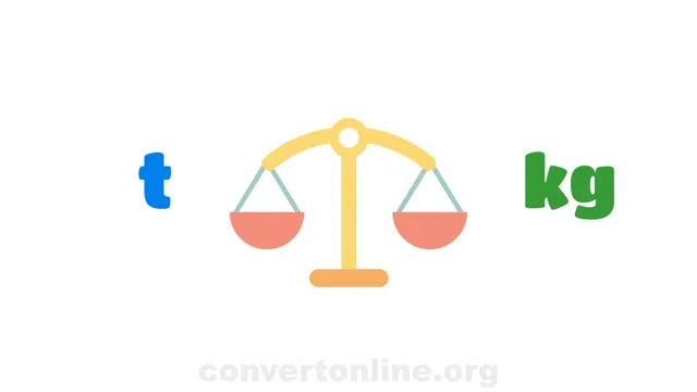 Metric Tons to Kilograms Converter | t to kg