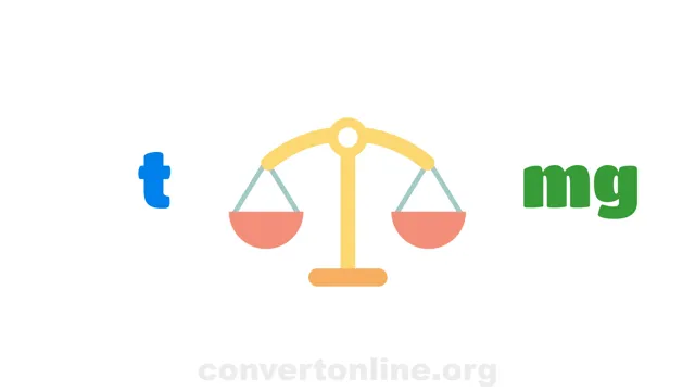 Metric Tons to Milligrams Converter | t to mg