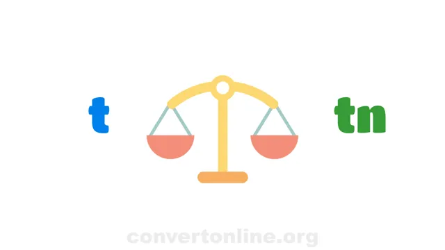 Metric Tons to Short Ton Converter | t to tn